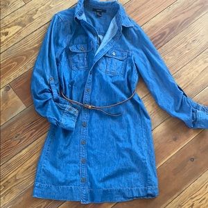 Denim dress!